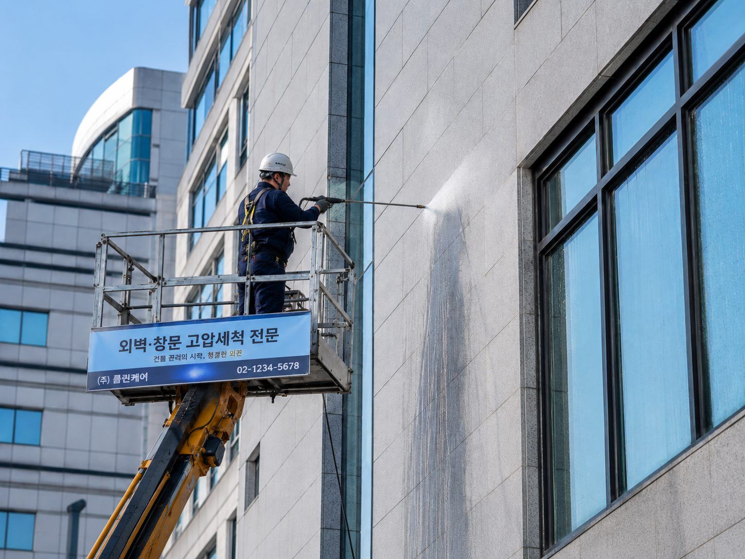 외벽청소 스토리